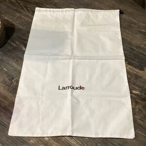 Larroude Cream Dust Bag